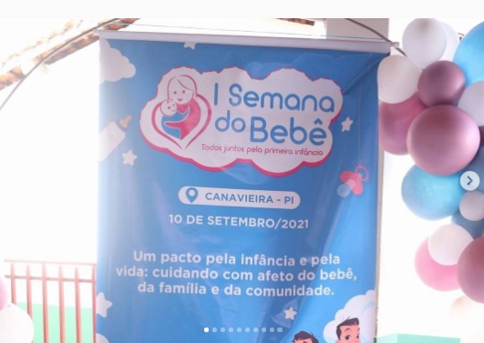 Semana do bebê é um projeto idealizado pela Secretaria Municipal de Assistência Social de Canavieira